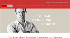 Desktop Screenshot of metal-finish.com