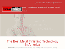Tablet Screenshot of metal-finish.com